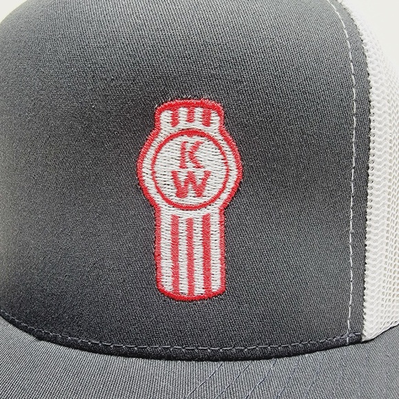 K W Kenworth Mesh Adjustable Flat Bill Trucker… - Picture 5 of 5